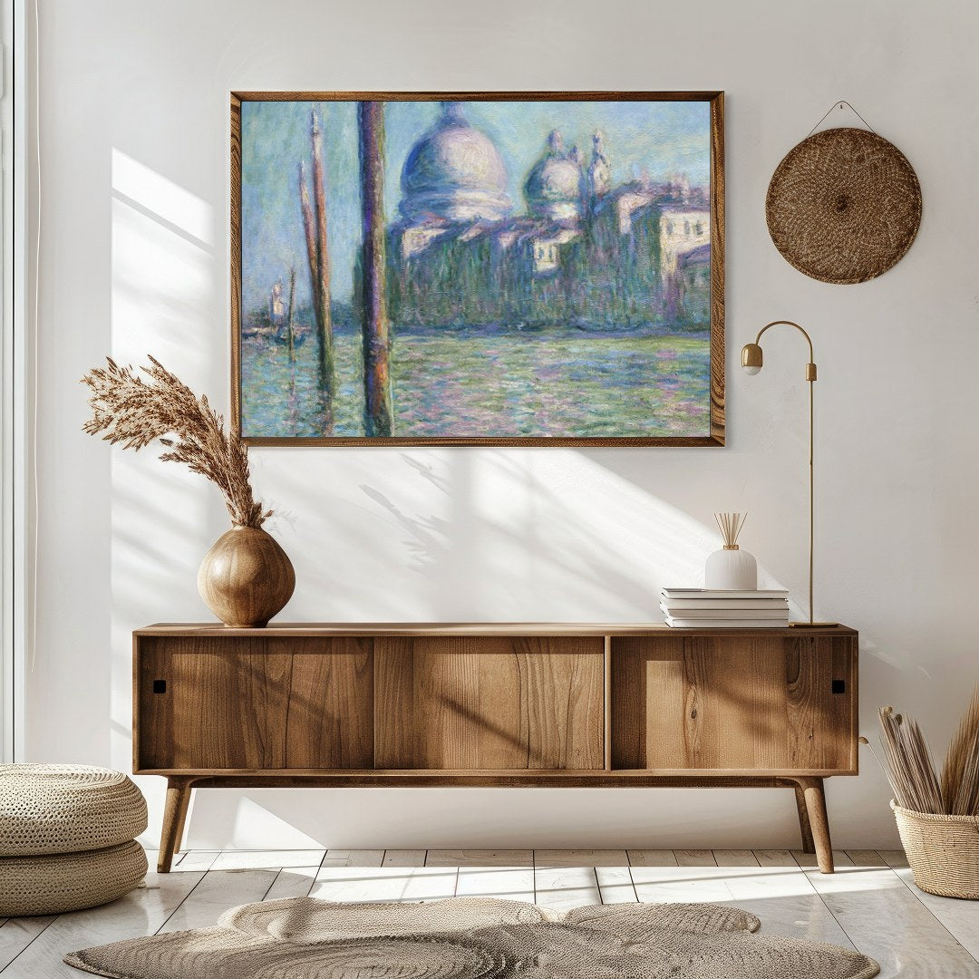 Experience the tranquility of Venice with this stunning impressionist artwork. The gentle for Sitting Area