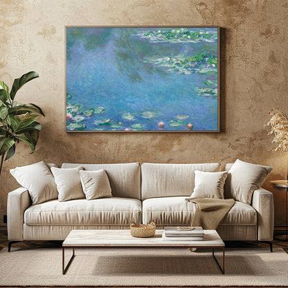 Capture the tranquil beauty of serene waters with this impressionist piece featuring delicate water for Family Room
