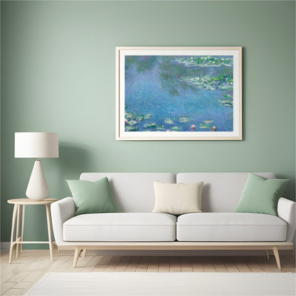 Capture the tranquil beauty of serene waters with this impressionist piece featuring delicate water for Hall