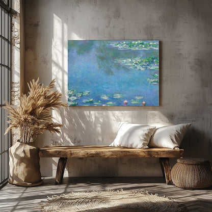 Capture the tranquil beauty of serene waters with this impressionist piece featuring delicate water for Veranda