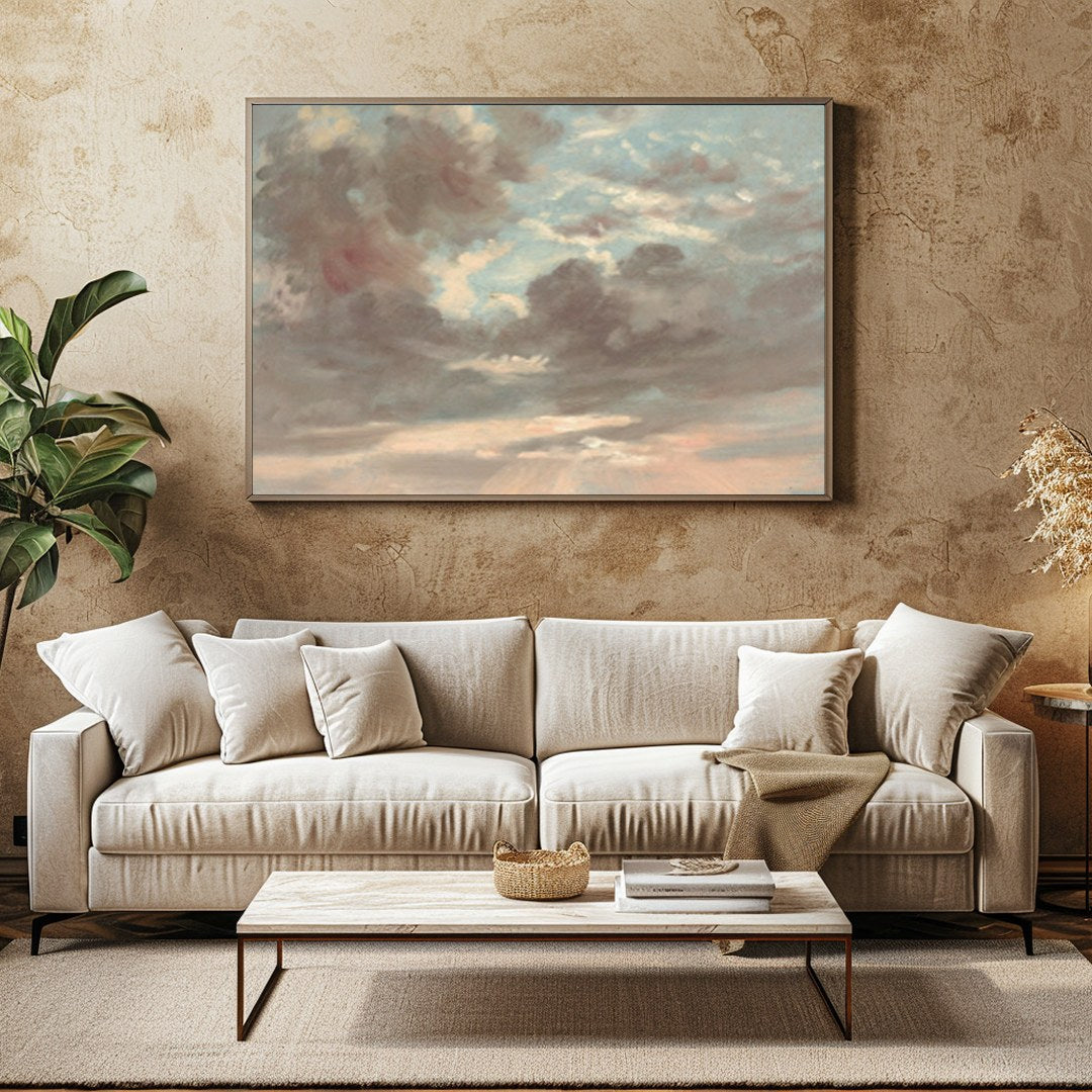 Transform your space with this exquisite cloudscape that captures the essence of serenity. Soft for Family Room