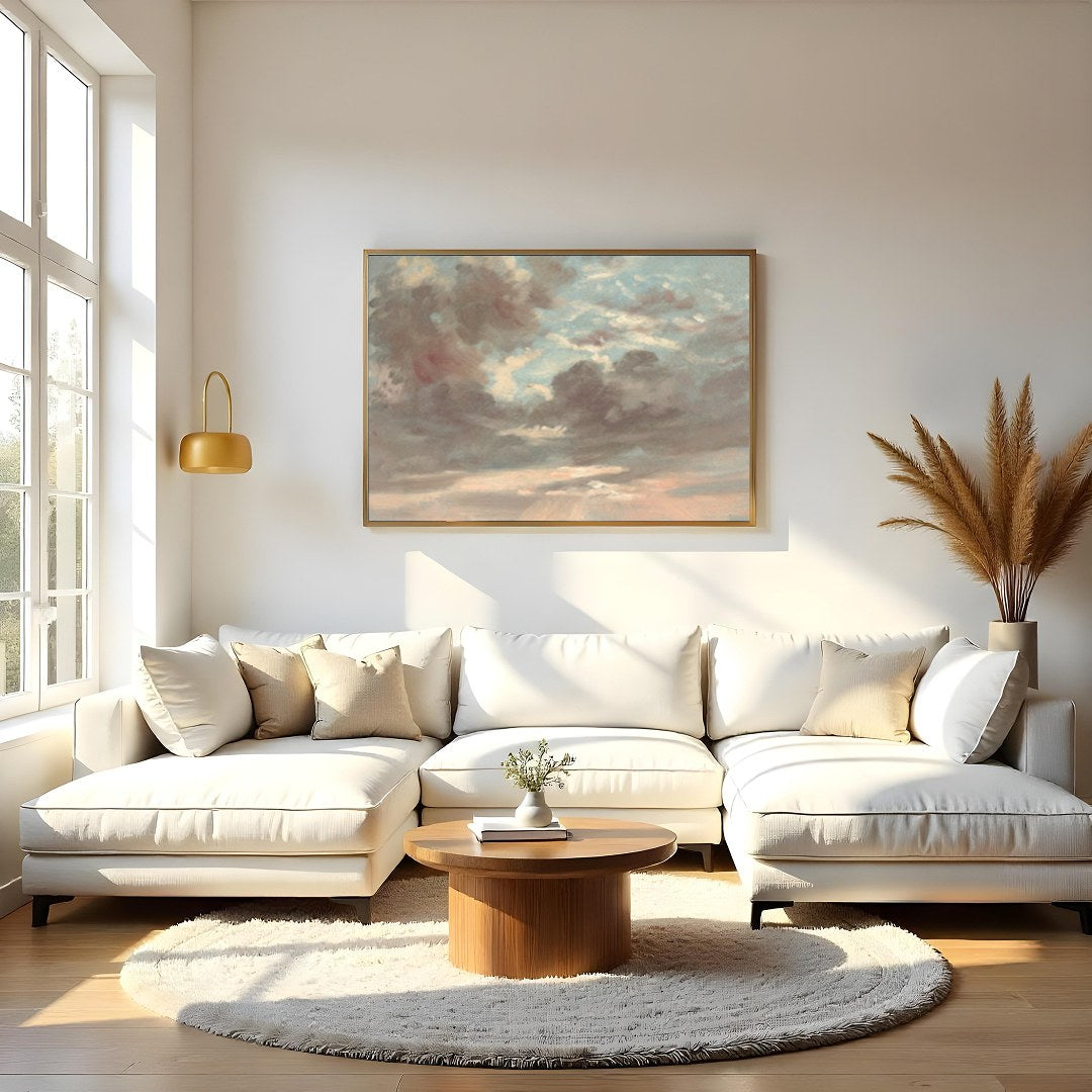 Transform your space with this exquisite cloudscape that captures the essence of serenity. Soft for Living Room