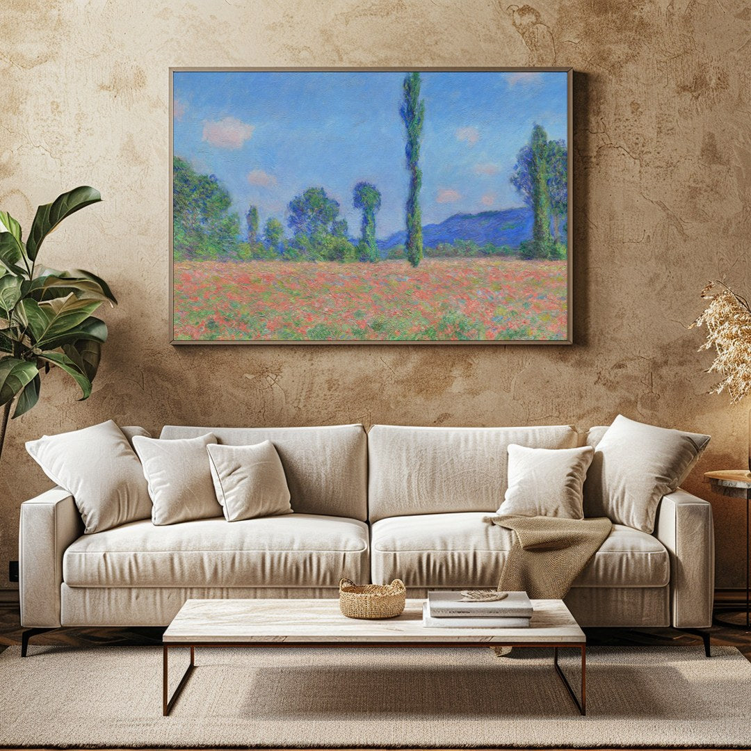 Experience the tranquil beauty of nature with this vibrant landscape artwork. Capturing a meadow for Family Room
