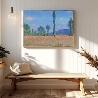 Experience the tranquil beauty of nature with this vibrant landscape artwork. Capturing a meadow for Hallway