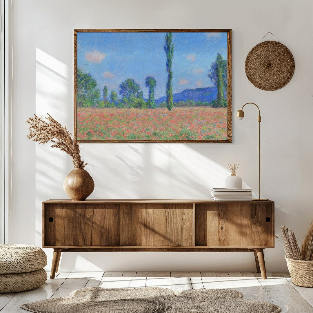 Experience the tranquil beauty of nature with this vibrant landscape artwork. Capturing a meadow for Sitting Area