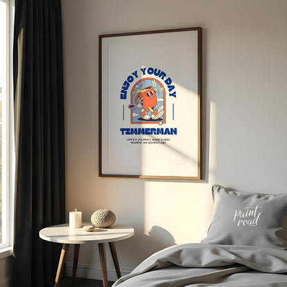 Add a splash of positivity and personality to your space with this vibrant and playful wall art tit… for bedroom