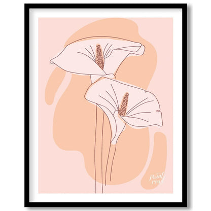 "Soft Bloom" is a minimalist floral art print that celebrates the elegance of simplicity. With its … for space