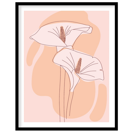 "Soft Bloom" is a minimalist floral art print that celebrates the elegance of simplicity. With its … for space