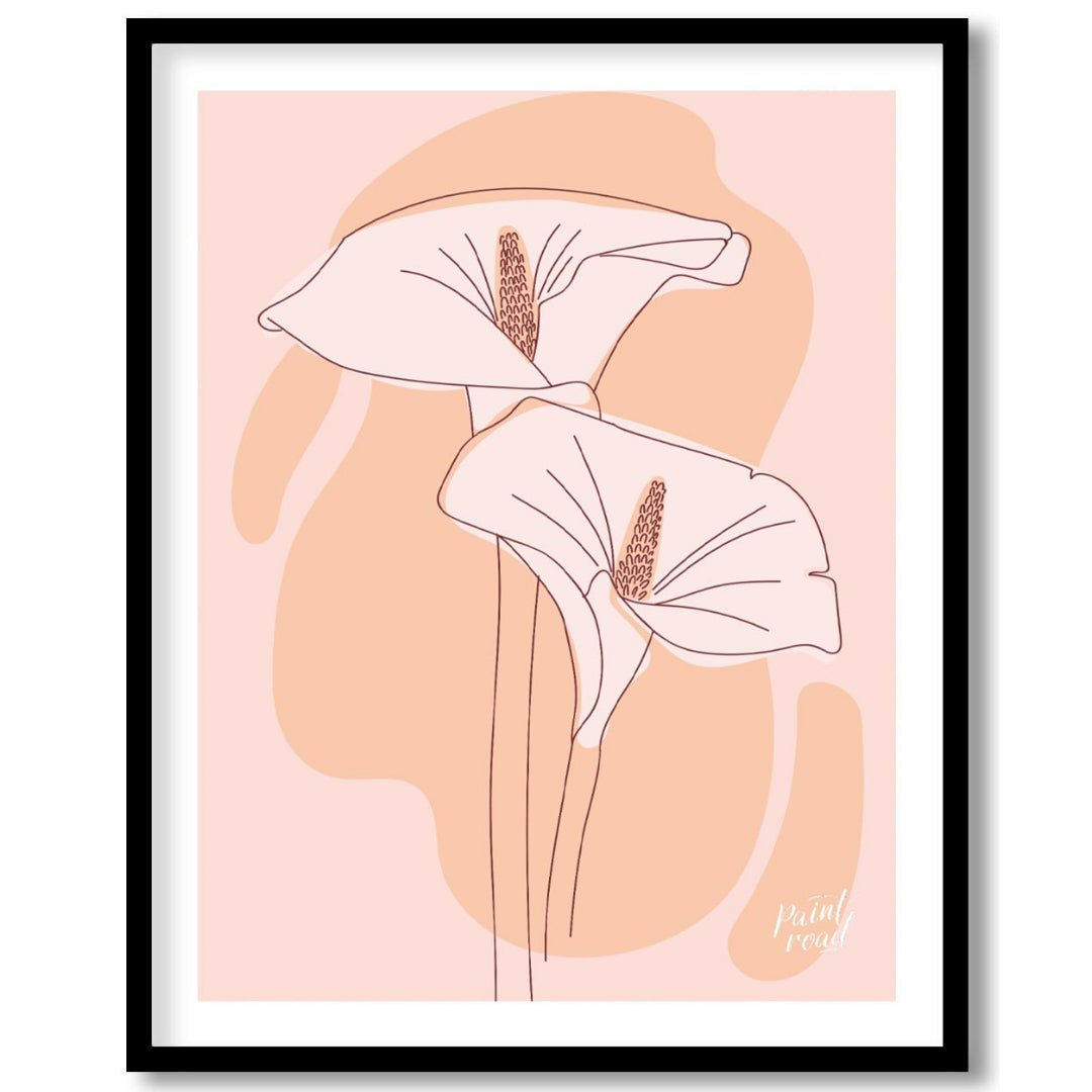 Soft Bloom Painting available online at Paintroad showing abstract art bathroom and botanical