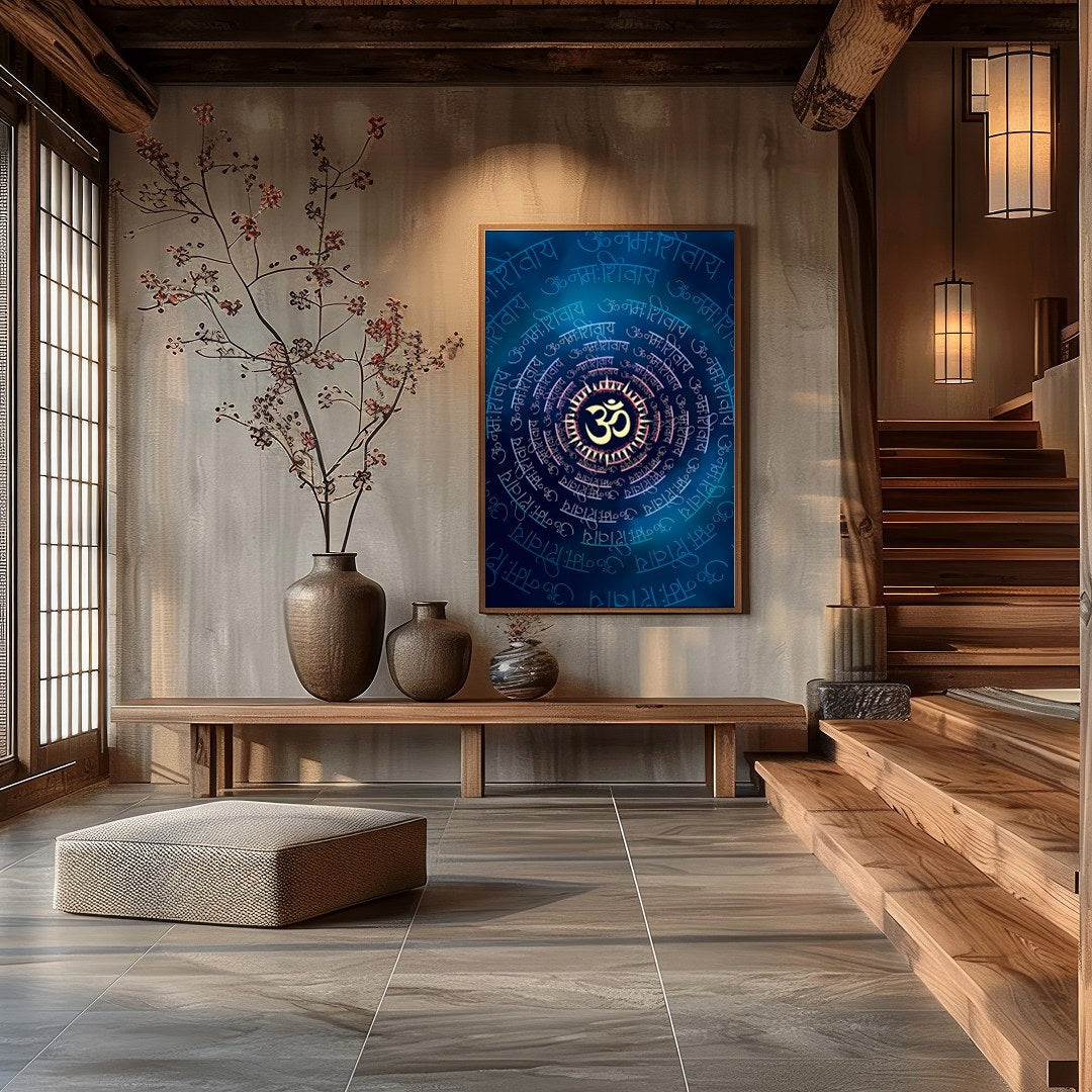 Immerse yourself in the tranquil elegance of this spiritual chakra mandala, featuring a mesmerizing for Hall