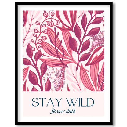 This enchanting botanical illustration bursts with lush, stylized foliage and delicate floral eleme… for sweet home
