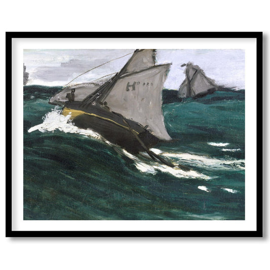 Experience the thrill of the ocean with this evocative maritime scene. Capturing the dynamic for living-space