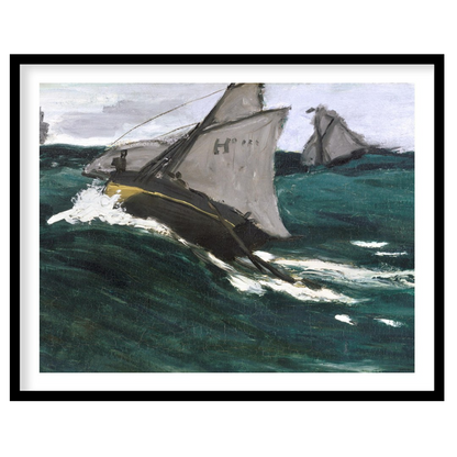 Experience the thrill of the ocean with this evocative maritime scene. Capturing the dynamic for living-space