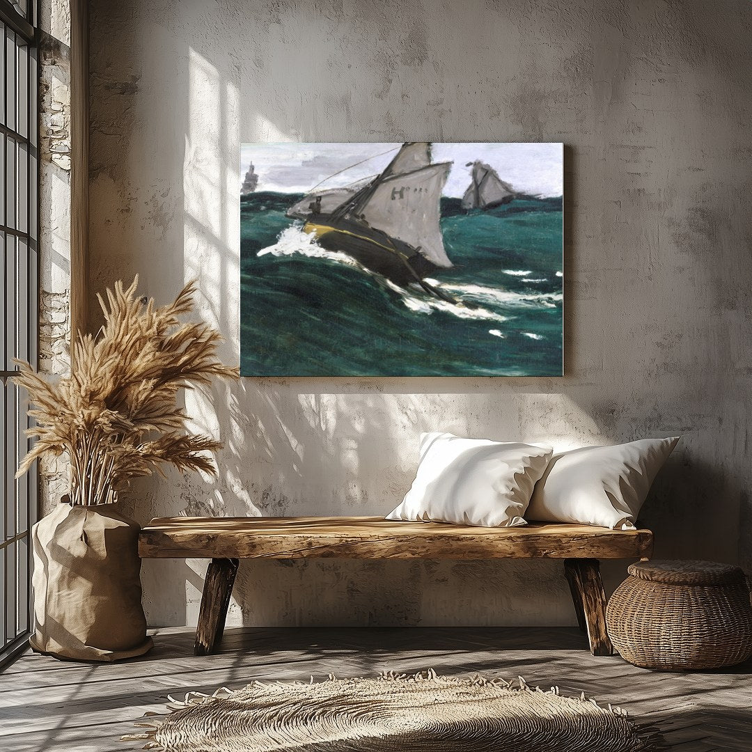 Experience the thrill of the ocean with this evocative maritime scene. Capturing the dynamic for Veranda