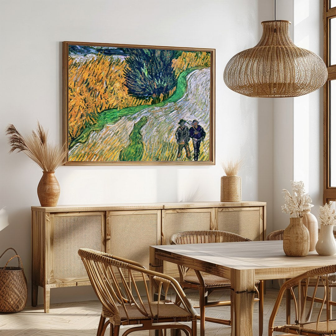 Immerse yourself in the vivid hues and dynamic brushstrokes of this stunning artwork, capturing a for Dining