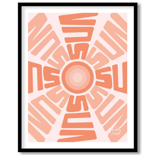 This captivating graphic features a stylized sun motif composed entirely of the word “SUN” repeated… for lovely house
