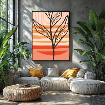 Enhance your space with this invigorating piece featuring bold lines and vibrant colors. The for Balcony