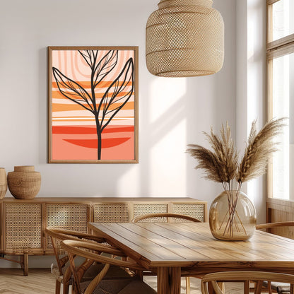 Enhance your space with this invigorating piece featuring bold lines and vibrant colors. The for Extra Kitchen