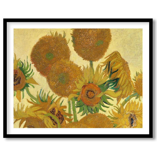 This exquisite piece captures the vibrant essence of Van Gogh's famous sunflower rendition. With for office