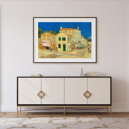 Capture the essence of a classic French village with this vibrant artwork, featuring lively for Foyer