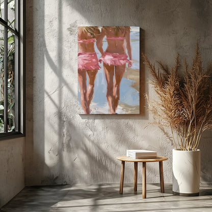 Capture the invigorating essence of summer with this vibrant beach scene. With its impressionistic for Entrance