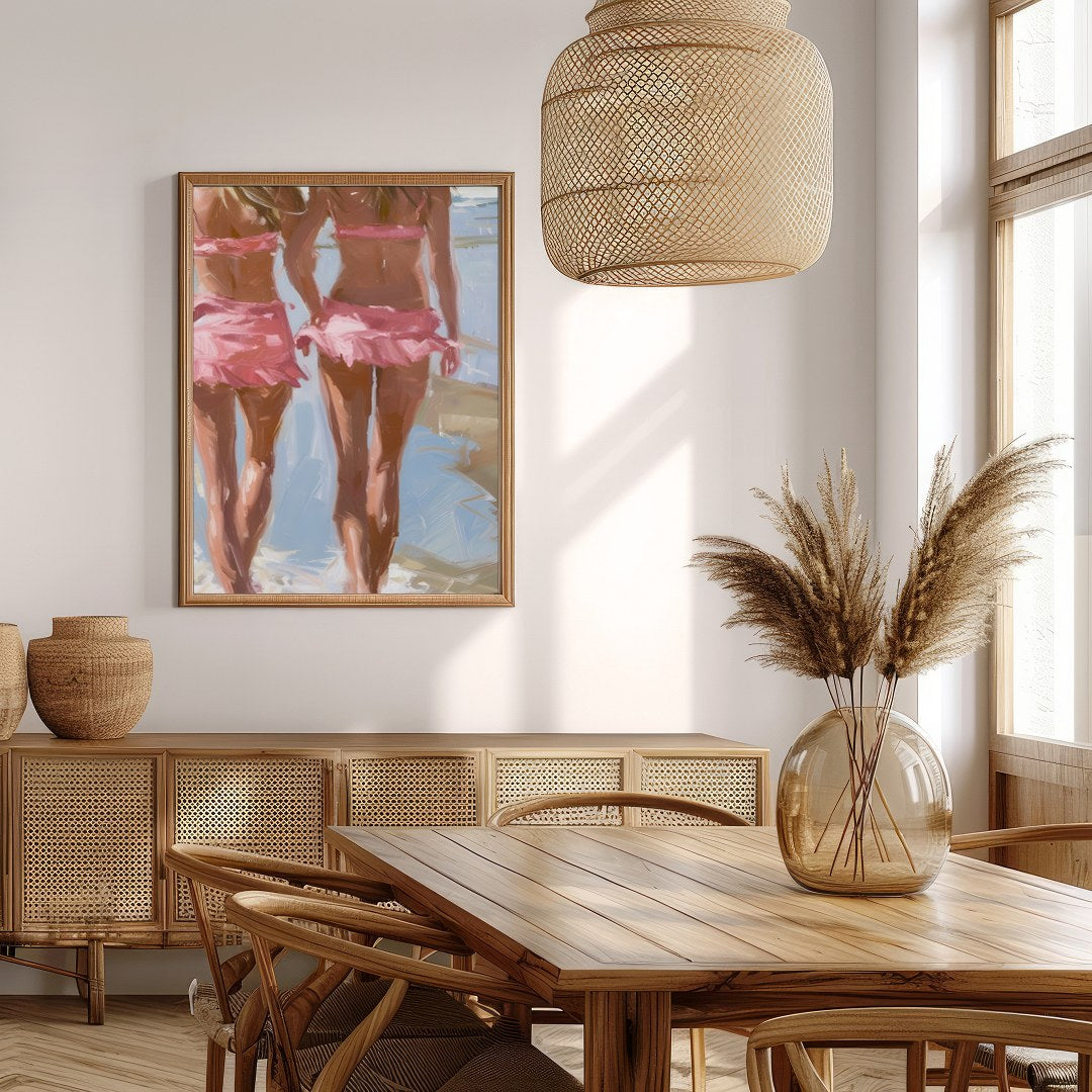 Capture the invigorating essence of summer with this vibrant beach scene. With its impressionistic for Extra Kitchen