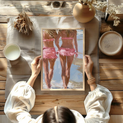 Capture the invigorating essence of summer with this vibrant beach scene. With its impressionistic for Kitchen