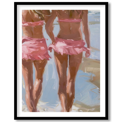 Capture the invigorating essence of summer with this vibrant beach scene. With its impressionistic for lovely-house