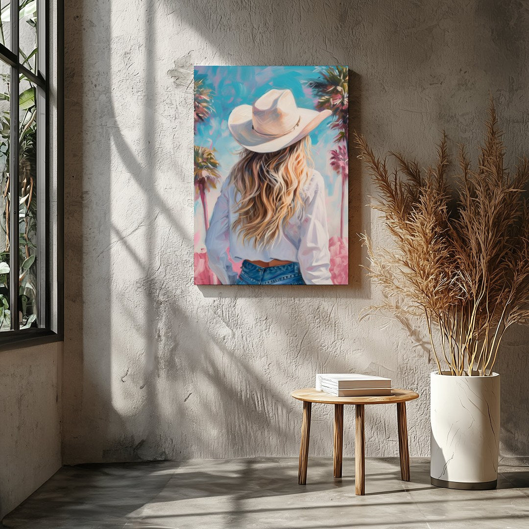 Embrace the warmth and tranquility of a sunlit day with this vibrant artwork, featuring a serene for Entrance