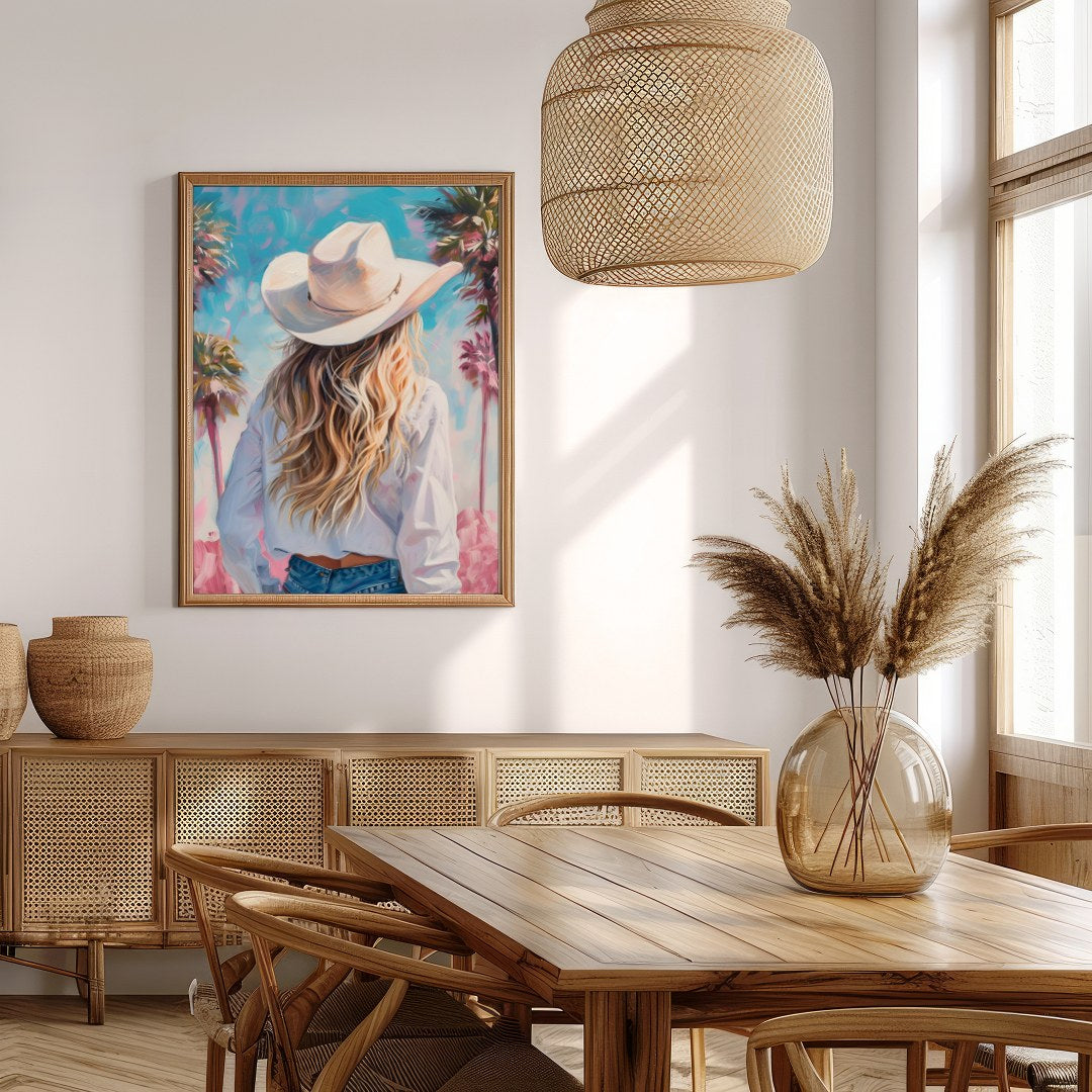 Embrace the warmth and tranquility of a sunlit day with this vibrant artwork, featuring a serene for Extra Kitchen