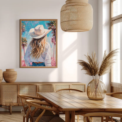 Embrace the warmth and tranquility of a sunlit day with this vibrant artwork, featuring a serene for Extra Kitchen