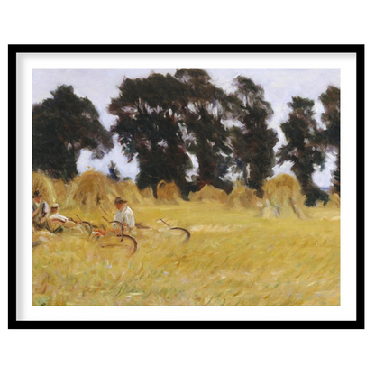 Immerse yourself in the tranquil beauty of a sunlit day in the countryside. This artwork captures a for hallway