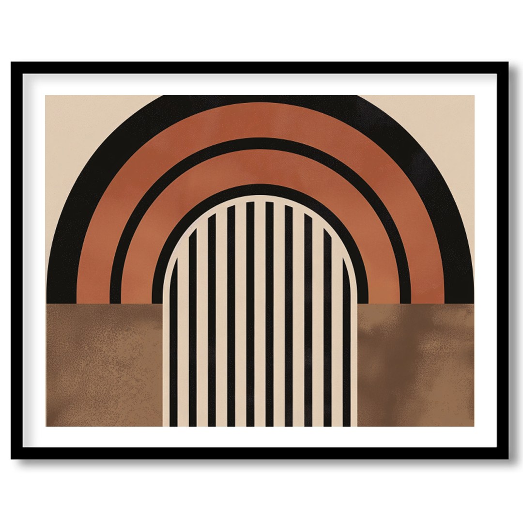 Embrace the harmony of modern minimalism with this captivating abstract artwork. Featuring bold for hallway