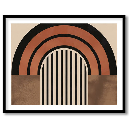 Embrace the harmony of modern minimalism with this captivating abstract artwork. Featuring bold for hallway