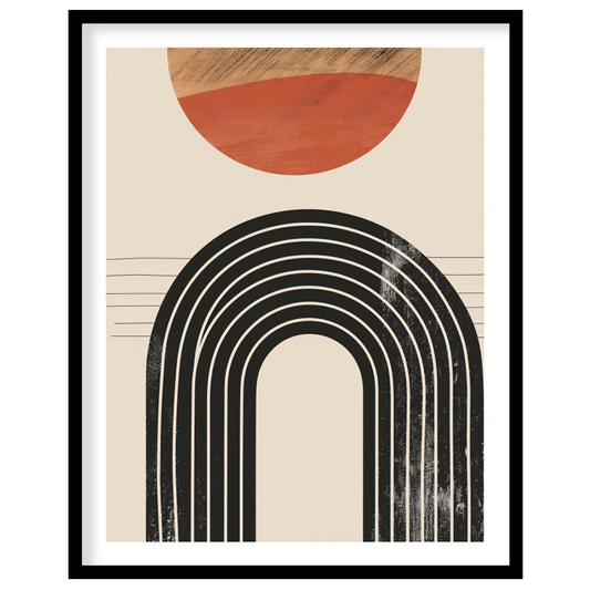 Elevate your space with this captivating minimalist artwork featuring a balanced composition of for lovely-house