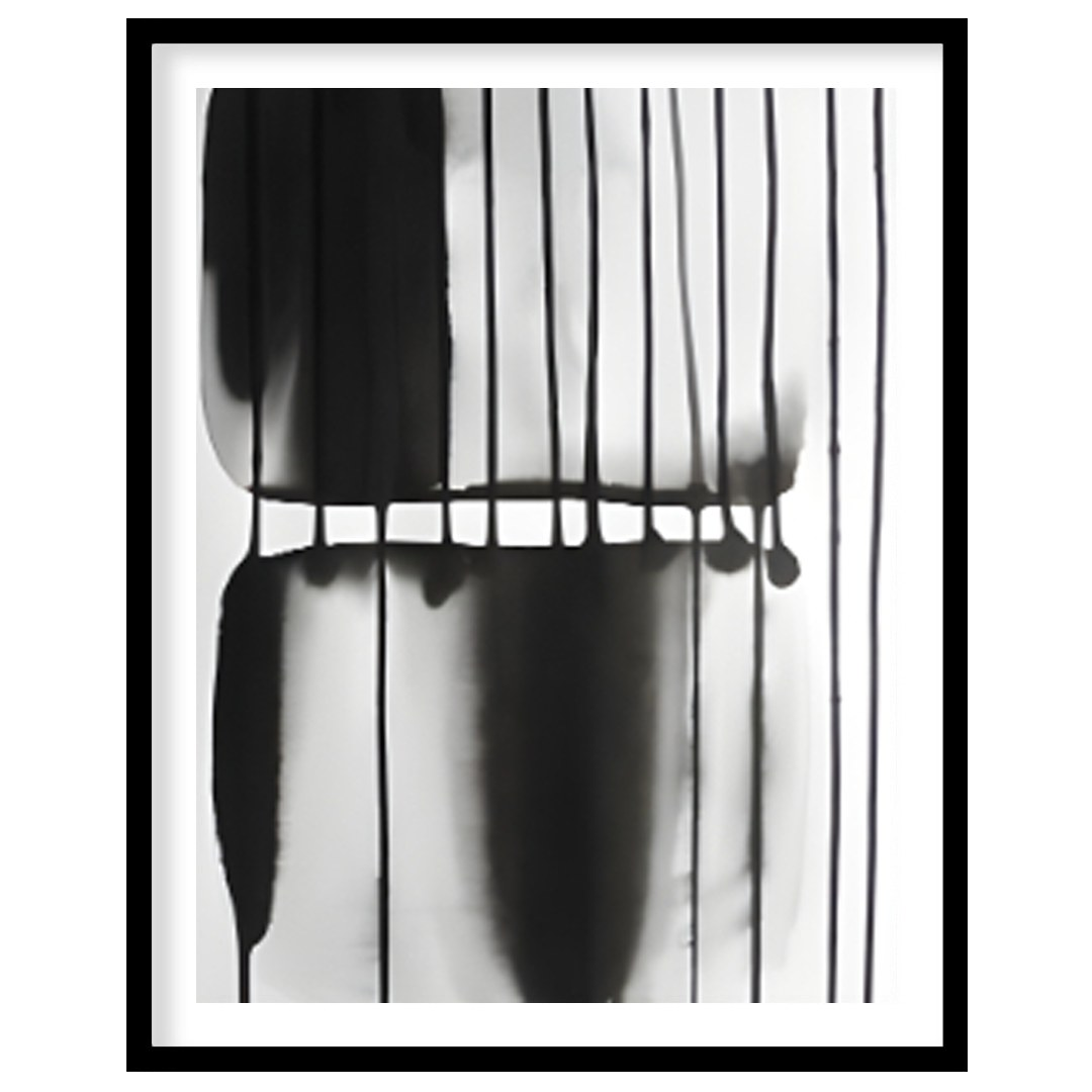 "Suspended Figure" presents a striking abstract composition featuring a dark, silhouetted figure su… for sweet home