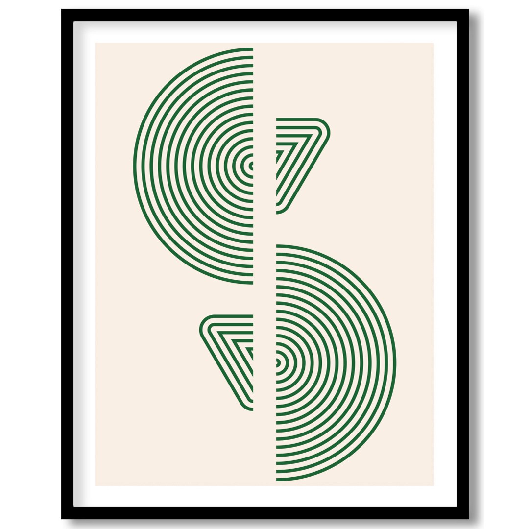 This captivating piece features intricately designed concentric circles that exude a sense of calm for house