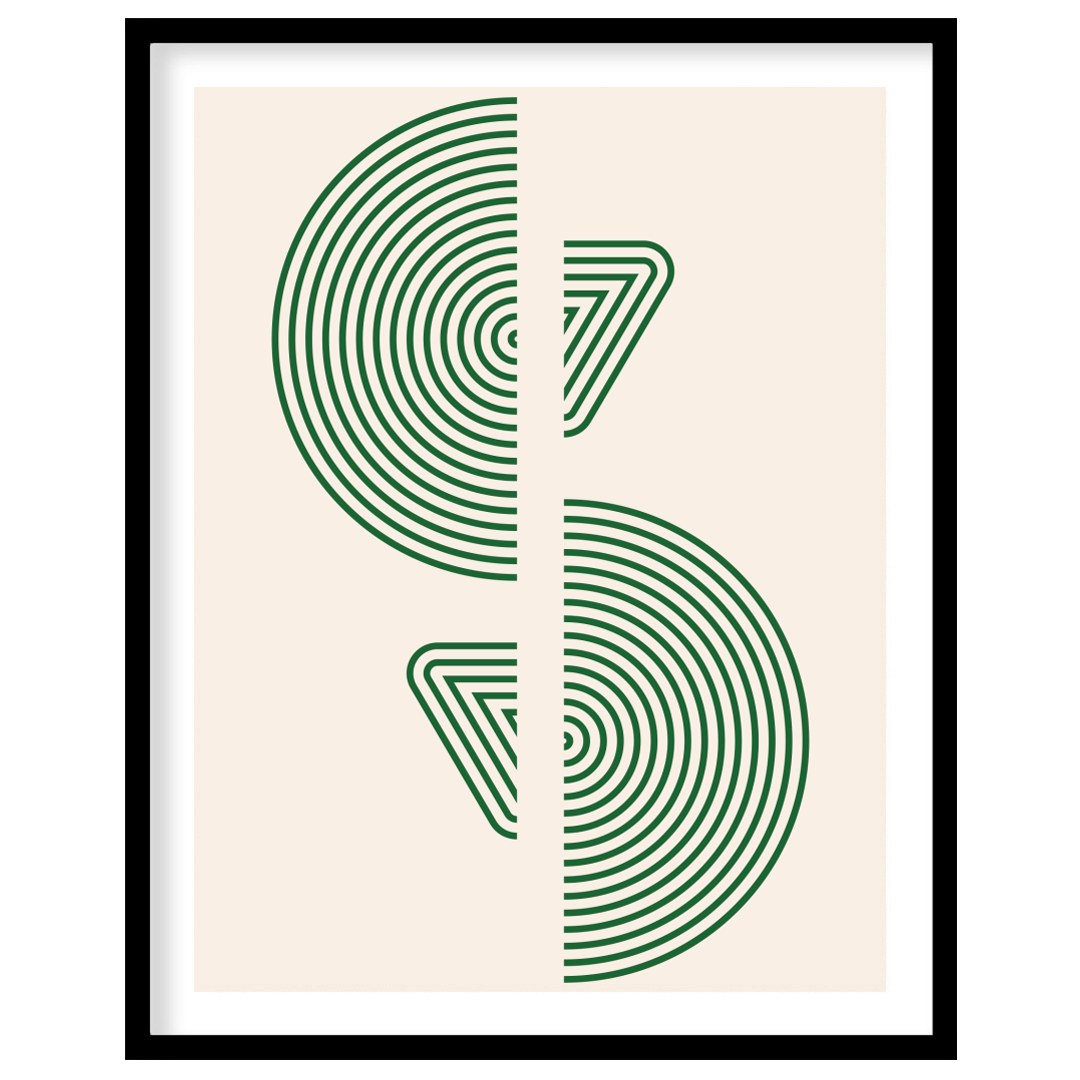 This captivating piece features intricately designed concentric circles that exude a sense of calm for house
