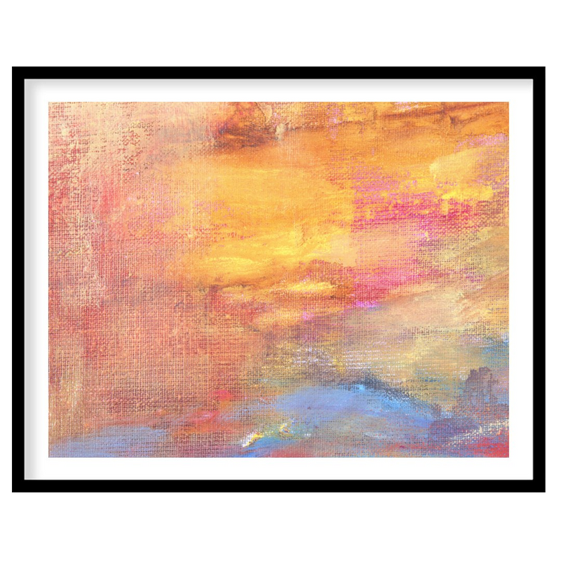 Textured Sunset Hues