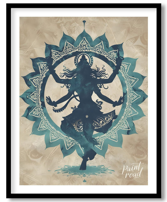 The Cosmic Dance of Shiva Painting available online at Paint Road for only The Cosmic Dance of Shiva showing art bedroom and belief