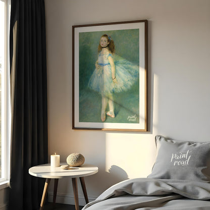 "This painting by Pierre-Auguste Renoir, titled ""The Dancer,"" captures the youthful grace and ele… for bedroom