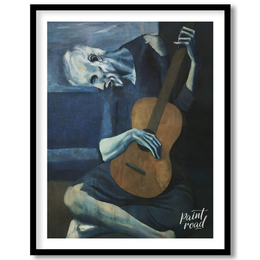 The Old Guitarist Painting available online at Paintroad showing 1903 1904 and art collector