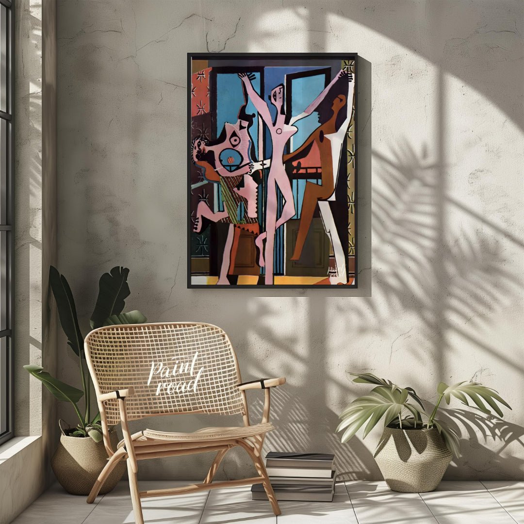 Pablo Picasso’s “The Three Dancers” is a powerful and unsettling work that captures a moment of int… for other