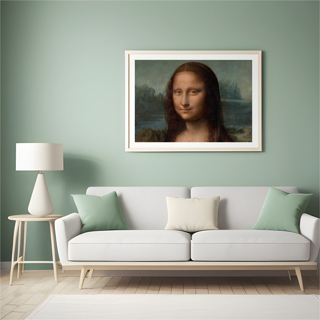 This iconic portrait captures the essence of mystery and grace with its seamless blend of soft hues for Hall