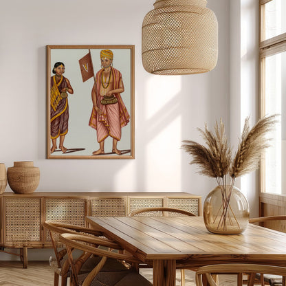 This exquisite artwork captures the essence of traditional attire with vibrant colors and intricate for Extra Kitchen