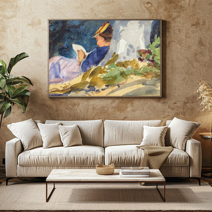 Immerse yourself in the peaceful ambiance of this exquisite artwork that captures the serenity of a for Family Room