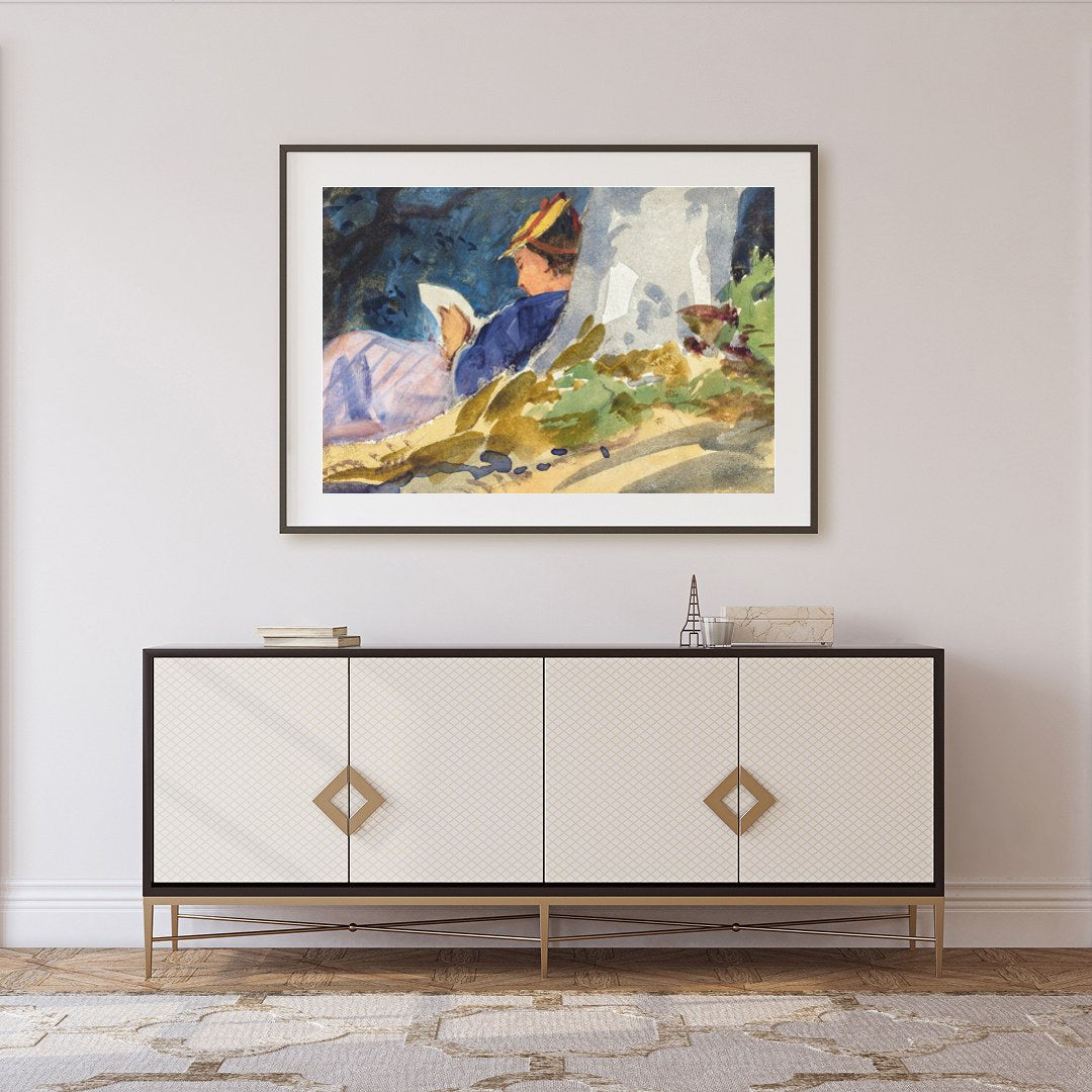 Immerse yourself in the peaceful ambiance of this exquisite artwork that captures the serenity of a for Foyer
