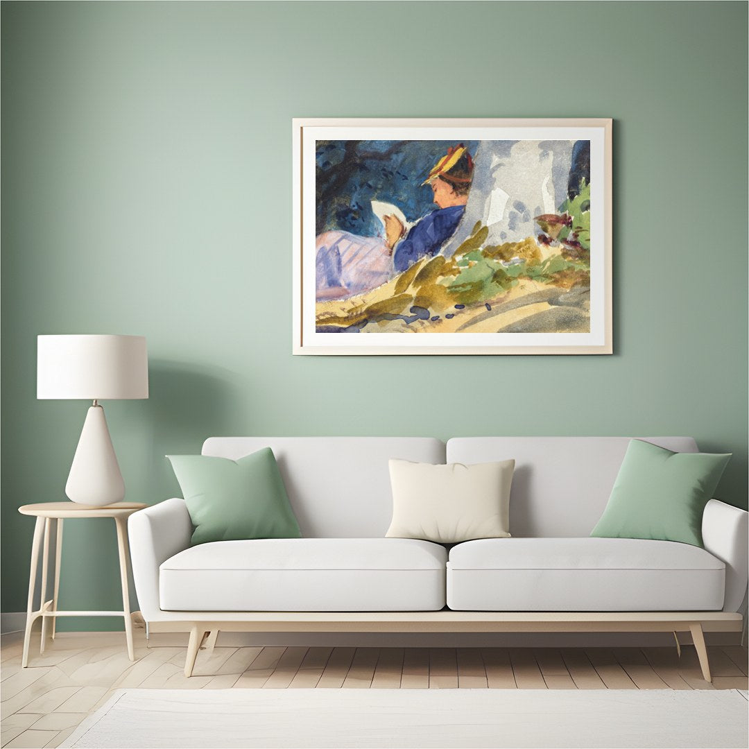 Immerse yourself in the peaceful ambiance of this exquisite artwork that captures the serenity of a for Hall