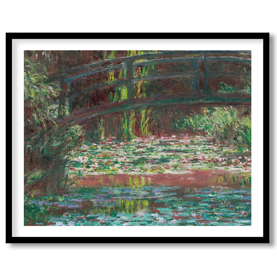 Immerse yourself in serene beauty with this exquisite wall art capturing a lush garden scene. A for loft