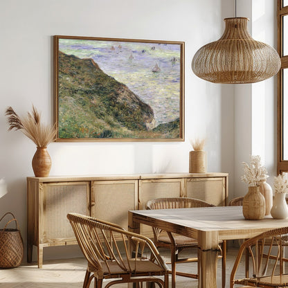 Immerse yourself in the serene beauty of the coastline with this impressionistic masterpiece. Soft for Dining